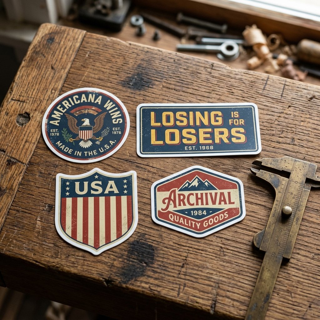 Americana Exceptionalism Die-Cut Sticker Pack