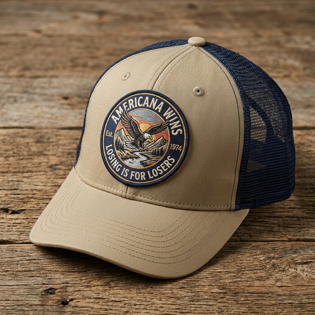 The Heritage Embroidered Trucker Cap